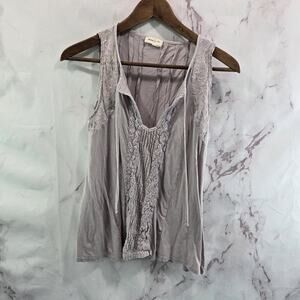 Anthropologie Top Womens Medium Purple Tank Lavender Meadow Rue